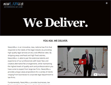 Tablet Screenshot of newlawus.com